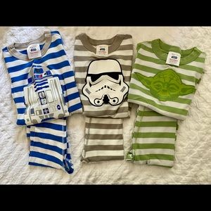Bundle of 3 Hanna Andersson Star Wars PJs